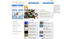 Desktop Screenshot of mycreativetours.com